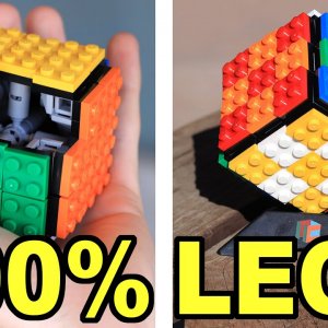 I made a 100% LEGO Rubik's Cube! (Fully Functional)