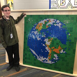 Me Next to 599 Cubes (2020)