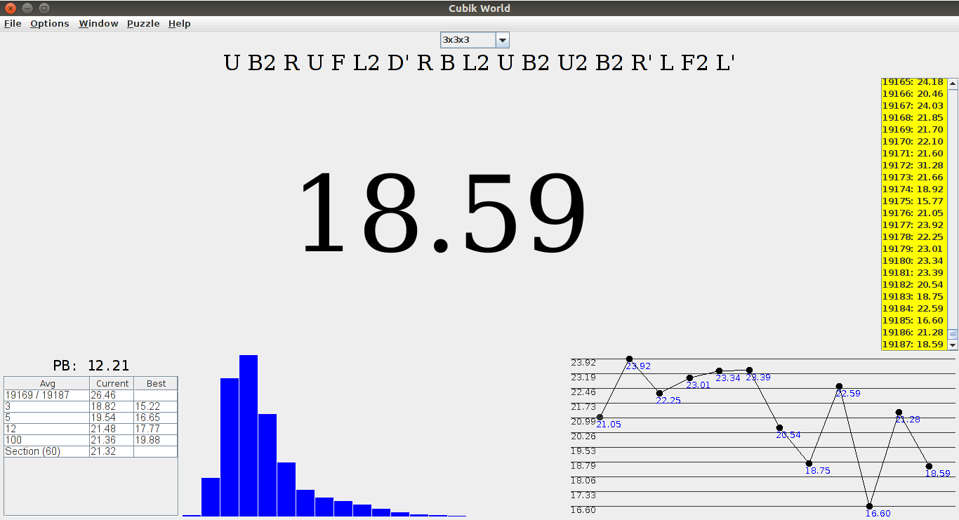 Cubik World interface